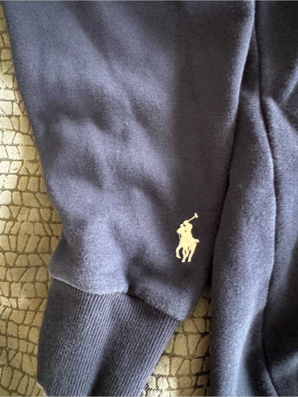 Classic Plain Hooded Sweatshirt - Navy Blue. Sz L. Good condition - Picture 6 of 11